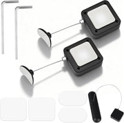Darrahopens Appliances > TV > TVs & Accessories 2 Pack Retractable Remote Control Tether, Remote Control Leash Holder Kit Includes Adhesive Pads and Wrench for TV Remotes, Phones In Australia - Darrahopens