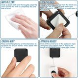 Darrahopens Appliances > TV > TVs & Accessories 2 Pack Retractable Remote Control Tether, Remote Control Leash Holder Kit Includes Adhesive Pads and Wrench for TV Remotes, Phones In Australia - Darrahopens