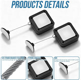 Darrahopens Appliances > TV > TVs & Accessories 2 Pack Retractable Remote Control Tether, Remote Control Leash Holder Kit Includes Adhesive Pads and Wrench for TV Remotes, Phones In Australia - Darrahopens