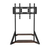 Darrahopens Appliances > TV > TVs & Accessories 2 Tiers Rustic Wood Shelves Heavy Duty Universal Tv Floor Stand For 32-75 Inches