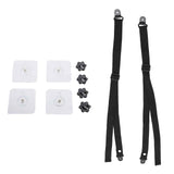 Darrahopens Appliances > TV > TVs & Accessories 2Pcs Adjustable TV Safety Straps Adhesive Anti Tip Furniture Anchors for Baby Proofing Flat Screens Fix to Wall Cabinet Stand Desk In Australia - Darrahopens
