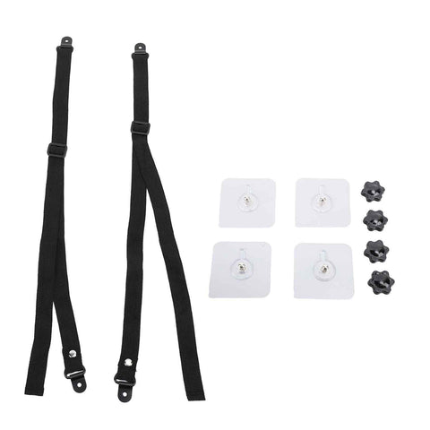 Darrahopens Appliances > TV > TVs & Accessories 2Pcs Adjustable TV Safety Straps Adhesive Anti Tip Furniture Anchors for Baby Proofing Flat Screens Fix to Wall Cabinet Stand Desk In Australia - Darrahopens