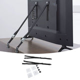 Darrahopens Appliances > TV > TVs & Accessories 2Pcs Adjustable TV Safety Straps Adhesive Anti Tip Furniture Anchors for Baby Proofing Flat Screens Fix to Wall Cabinet Stand Desk In Australia - Darrahopens