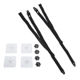 Darrahopens Appliances > TV > TVs & Accessories 2Pcs Adjustable TV Safety Straps Adhesive Anti Tip Furniture Anchors for Baby Proofing Flat Screens Fix to Wall Cabinet Stand Desk In Australia - Darrahopens