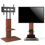 Darrahopens Appliances > TV > TVs & Accessories 32"-65" Tv Floor Stand Adjustable Corner Tv Mount Bracket With Sturdy Wood Base