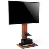 Darrahopens Appliances > TV > TVs & Accessories 32"-65" Tv Floor Stand Adjustable Corner Tv Mount Bracket With Sturdy Wood Base