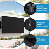 Darrahopens Appliances > TV > TVs & Accessories Artiss 55-58 Inch TV Cover Waterproof Outdoor Patio Flat Television Protector