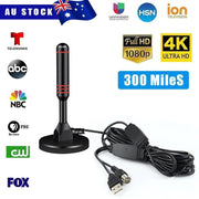 Darrahopens Appliances > TV > TVs & Accessories Digital Tv Antenna 300 Mile Indoor Outdoor Hd Tv Aerial Amplifier Signal Booster