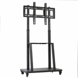 Darrahopens Appliances > TV > TVs & Accessories Floor Tv Mount Stand Bracket Rolling For 32"-80" Screens Vesa 600X400 Hold 65Kg
