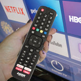 Darrahopens Appliances > TV > TVs & Accessories Laser Remote Control for Hisense TV Black