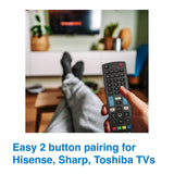 Darrahopens Appliances > TV > TVs & Accessories Laser Universal TV Remote for Smart & LED TVs
