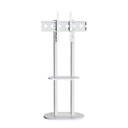 Darrahopens Appliances > TV > TVs & Accessories Minimalist Marble Textured Floor Tv Stand 40"-75" Strong Steel Tv Bracket Stable