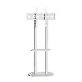 Darrahopens Appliances > TV > TVs & Accessories Minimalist Marble Textured Floor Tv Stand 40"-75" Strong Steel Tv Bracket Stable