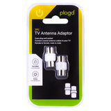 Darrahopens Appliances > TV > TVs & Accessories PLUGD 2pc TV Antenna Adaptor