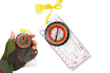 Darrahopens Appliances > TV > TVs & Accessories Professional Compass with Map Scale Multifunctional Baseplate