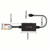 Darrahopens Appliances > TV > TVs & Accessories RCA to HDMI Converter 1080P for TV/PC/Gaming/DVD