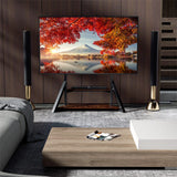 Darrahopens Appliances > TV > TVs & Accessories Reinforced Metal 65-100" Tv Floor Stand 2 Tier Shelf Tv Mount Adjustable Height