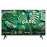 Darrahopens Appliances > TV > TVs & Accessories SKYWORTH 40" E5500H EyeCare Smart Google TV, 1080P FHD, HDR10 HLG, Find-My Remote, AI Picture Processing, Dolby Audio, Screen Casting, Bezel Less Design, Voice Control