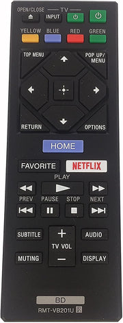 Darrahopens Appliances > TV > TVs & Accessories Sony BDP-BX370 BDP-S1700 BDP-S3700 Blu-ray DVD Player Universal Remote Control RMT-VB201U
