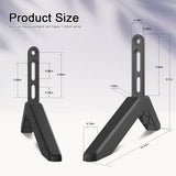 Darrahopens Appliances > TV > TVs & Accessories Universal TV Stand with Screws Easy Installation Tabletop Stand for TVs Compatible with Samsung LG TCL Vizio Hisense