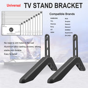 Darrahopens Appliances > TV > TVs & Accessories Universal TV Stand with Screws Easy Installation Tabletop Stand for TVs Compatible with Samsung LG TCL Vizio Hisense