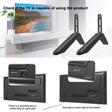 Darrahopens Appliances > TV > TVs & Accessories Universal TV Stand with Screws Easy Installation Tabletop Stand for TVs Compatible with Samsung LG TCL Vizio Hisense