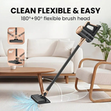 Darrahopens Appliances > Vacuum Cleaners > Stick Vacuums 4-in-1 cordless vacuum cleaner, 50000RPM motor, 10000Pa suction, 180° rotating brush head, dual speed settings, lightweight and convenient./golden In Australia - Darrahopens