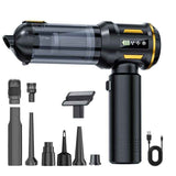 Darrahopens Appliances > Vacuum Cleaners > Stick Vacuums Cordless Handheld Car Vacuum Cleaner 4-in-1 Wireless Vacuum with Brushless Motor Mini Car Vaacuum Cleaner -Gold