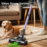 Darrahopens Appliances > Vacuum Cleaners > Stick Vacuums Cordless Vacuum Cleaner, 55Kpa/55mins Self-Standing Powerful Stick Lightweight Vacuum Cleaner for Home Pet Hair/Hard Floor/Carpet。