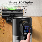 Darrahopens Appliances > Vacuum Cleaners > Stick Vacuums Cordless Vacuum Cleaner, 55Kpa/55Mins Vacuum Cleaners for Home. Self-Standing Stick Vacuum with Rechargeable Dock，LED Display & Anti-Tangle，Lightweight Rechargeable Vacuum for Carpet，Floor