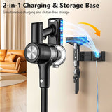 Darrahopens Appliances > Vacuum Cleaners > Stick Vacuums Cordless Vacuum Cleaner, 55Kpa/55Mins Vacuum Cleaners for Home. Self-Standing Stick Vacuum with Rechargeable Dock，LED Display & Anti-Tangle，Lightweight Rechargeable Vacuum for Carpet，Floor