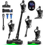 Darrahopens Appliances > Vacuum Cleaners > Stick Vacuums Cordless Vacuum Cleaner, 55Kpa/55Mins Vacuum Cleaners for Home. Self-Standing Stick Vacuum with Rechargeable Dock，LED Display & Anti-Tangle，Lightweight Rechargeable Vacuum for Carpet，Floor