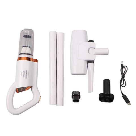 Darrahopens Appliances > Vacuum Cleaners > Stick Vacuums Cordless Vacuum Cleaner Lightweight Stick Vacuum with 8500PA Strong Suction 500ml Dust Cup Handheld Vacuum for Hard Floor Carpet White In Australia - Darrahopens