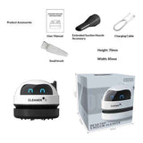 Darrahopens Appliances > Vacuum Cleaners > Stick Vacuums Desktop Vacuum Cleaner Mini,Cordless & Portable,Dust & Crumb Sweeper,Cute Cartoon Robot,USB,Easy to Remove Dust/Hair/Pet Hair/Crumbs on Desktop/Table/Keyboard/Sofa and etc,Lightweight Design
