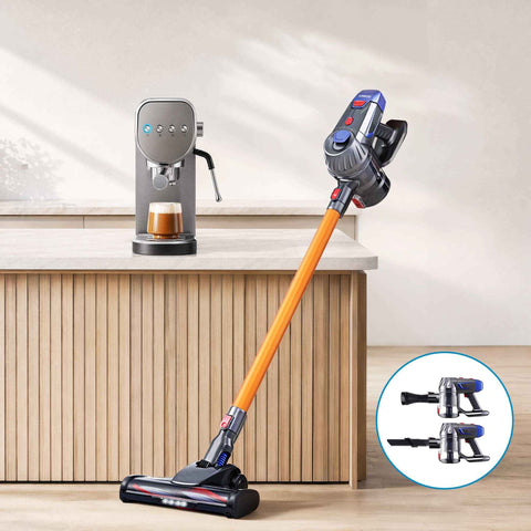 Darrahopens Appliances > Vacuum Cleaners > Stick Vacuums Devanti K7 Cordless Stick Vacuum Cleaner plus Coffee Maker Machine Espresso In Australia - Darrahopens