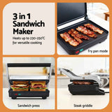 Darrahopens Appliances > Vacuum Cleaners > Stick Vacuums Devanti K7 Cordless Stick Vacuum Cleaner plus Sandwich Maker Panini Press In Australia - Darrahopens