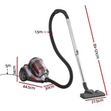 Darrahopens Appliances > Vacuum Cleaners > Stick Vacuums Devanti Vacuum Cleaner Bagless Canister 2000W 25kPa Powerful Suction 4L In Australia - Darrahopens