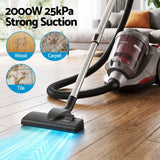 Darrahopens Appliances > Vacuum Cleaners > Stick Vacuums Devanti Vacuum Cleaner Bagless Canister 2000W 25kPa Powerful Suction 4L In Australia - Darrahopens