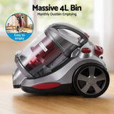 Darrahopens Appliances > Vacuum Cleaners > Stick Vacuums Devanti Vacuum Cleaner Bagless Canister 2000W 25kPa Powerful Suction 4L In Australia - Darrahopens