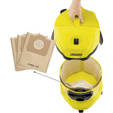 Darrahopens Appliances > Vacuum Cleaners > Vacuum Cleaner Accessories 10-pack 6.959-130.0 Paper vacuum cleaner bag A 2201/2204/2504 for Karcher WD3 WD3P Wet and dry vacuum cleaner Replacement