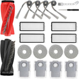 Darrahopens Appliances > Vacuum Cleaners > Vacuum Cleaner Accessories 18 PCS Accessories for Roborock Qrevo Curv Robot Vacuum Cleaner