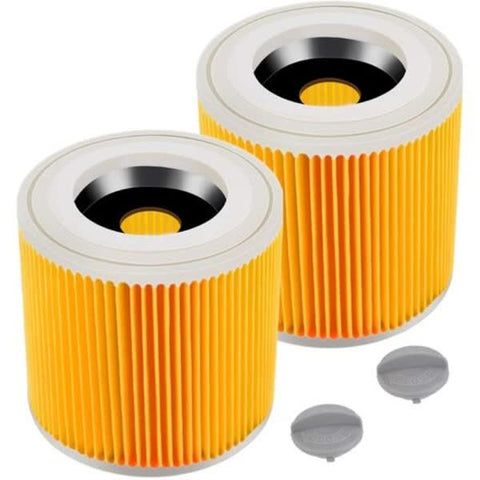 Darrahopens Appliances > Vacuum Cleaners > Vacuum Cleaner Accessories 2-pack filter cartridge for Kärcher WD3 Premium, NT20/1 NT30/1 NT38 - Filters - Replacement filters for Kärcher vacuum cleaners