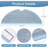 Darrahopens Appliances > Vacuum Cleaners > Vacuum Cleaner Accessories 6 pcs Mop Cloths For ROborock S7 Pro Ultra S7 Maxv Ultra S7 Plus S7 Max Spare Parts Accessories For ROborock S7 T7S