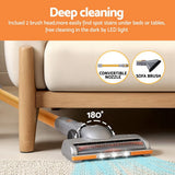 Darrahopens Appliances > Vacuum Cleaners > Vacuum Cleaner Accessories Devanti 300W Stick Vacuum Cleaner Cordless Self-Standing Golden