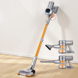 Darrahopens Appliances > Vacuum Cleaners > Vacuum Cleaner Accessories Devanti 300W Stick Vacuum Cleaner Cordless Self-Standing Golden