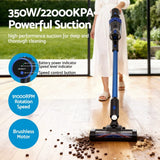 Darrahopens Appliances > Vacuum Cleaners > Vacuum Cleaner Accessories Devanti Stick Vacuum Cleaner Brushless Cordless 350W Blue