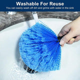 Darrahopens Appliances > Vacuum Cleaners > Vacuum Cleaner Accessories Dust brush head - 8" diameter blue screw head for spider web vacuum cleaners