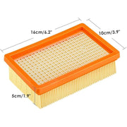 Darrahopens Appliances > Vacuum Cleaners > Vacuum Cleaner Accessories Flat Pleated Filter For Karcher Mv4 Mv5 Mv6 Wd4 Wd5 Wd6, Wd4P Wd5P Wd6P Wet And Dry Vacuum Cleaners, 3 Pack