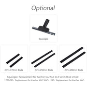 Darrahopens Appliances > Vacuum Cleaners > Vacuum Cleaner Accessories Karcher WV2 WV5 Compatible 280mm Window Cleaning Blade Replacement Refill 2pcs