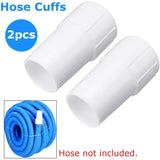 Darrahopens Appliances > Vacuum Cleaners > Vacuum Cleaner Accessories Pool Vacuum Cleaner Hose Cuffs Connector Adapter Fits for Vacuum Cleaner Hose Cleaning Accessories 1.5 Inch 2pcs